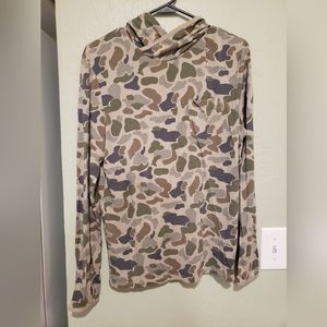Freefly Bamboo Sun Hoodie, Camo, Small.